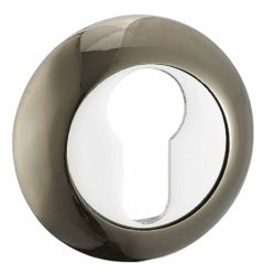 Накладка на цилиндр E9 Y черный.ник.- хром /ГАРАНТ/