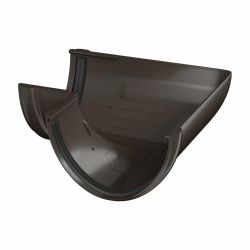 Угол желоба D120мм/90*  Технониколь Оптима темно-коричневый