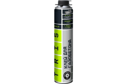 Пена-клей полиуретан для кладки блоков профи  750мл TRIS