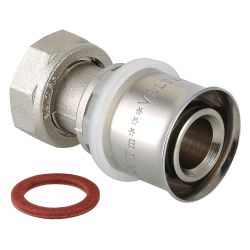 Соединение 16 - 1/2" ВР с накидной гайкой пресс  VALTEC