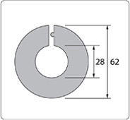 Обвод для труб 3/4" IDEAL бук 