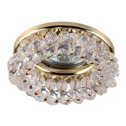 Светильник точечный MR16  GU5.3 12В 50Вт DK16 CH/WH 90/50мм прозрачный/хром  ЭРА