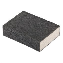 Губка абразивная прямоугольная, средняя жесткость  P80  MATRIX