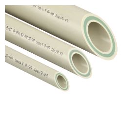 Труба армированная стекловолокно   20  PN 20 (4м) PPR серый Faser  FV-PLAST