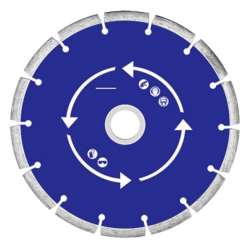 Круг отрезной алмазный 125 х 22 сегм. сухая резка  MOS