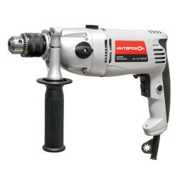 Дрель ударная  ИНТЕРСКОЛ  ДУ-16/1000 ЭР  (1000Вт,ЗВП,0-2500об/мин,2.80кг)