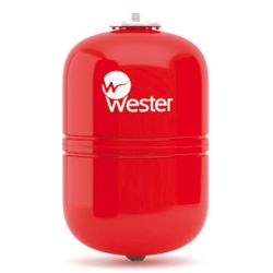 Бак расширительный для отопления вертикальный     8л красный  WESTER