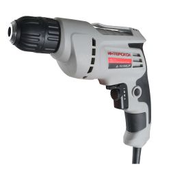 Дрель  ИНТЕРСКОЛ  Д-10/350  (350Вт,БЗП,0-3000об/мин,1.30кг)
