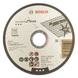 Круг отрезной 125 х 1,0 х 22 по металлу  BOSCH Standard