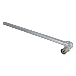 Уголок   20 - 15мм пресс с латунной хром трубкой 700мм  VALTEC