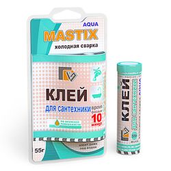 Клей холодная сварка для сантехники 55гр  MASTIX