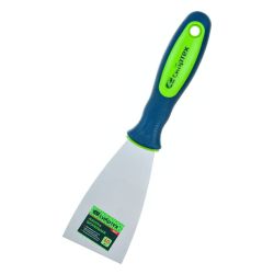 Шпатель нерж. с 2-ух компонент.рукояткой   60мм  СИБРТЕХ