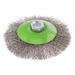 Щетка коническая для УШМ 115мм (пров. 0,3мм)  СИБРТЕХ