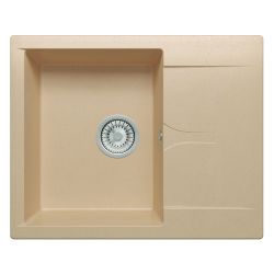 Мойка иск мрамор накладная 500 х 620 х 200мм бежевый GALS  POLYGRAN
