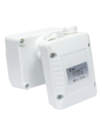 Датчик движения прожекторный 1200Вт, 120*,  12м белый  ЭРА