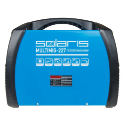 Аппарат сварочный  п/а SOLARIS MULTIMIG-227 (напр.160-240 В, 220А, 3,5 кВт, пров 0.6 - 1мм, 14кг)
