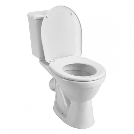 Унитаз белый БОРЕАЛЬ компакт 650х370х780  SANTEK