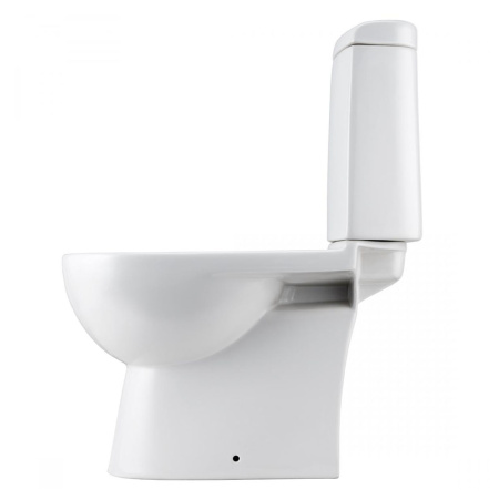 Унитаз белый ОСТИН компакт, сиденье дюропласт, микролифт 650х350х790  SANTEK