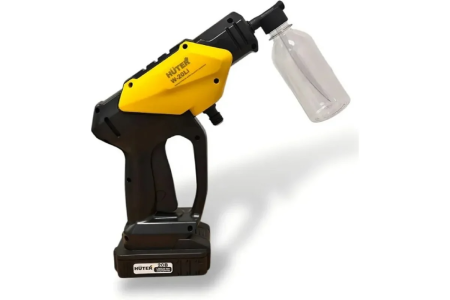 Мойка высокого давления аккумуляторная  W-20Li  HUTER (20В, 1акк 2Ач, 240л/ч,42 бар,длина шланга 5м)