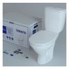 Унитаз белый TRENTO компакт, сиденье полипропилен, микролифт 635х354х805  CERSANIT