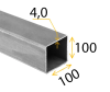 Труба проф 100х100х  4,0мм  ГОСТ 8639-82