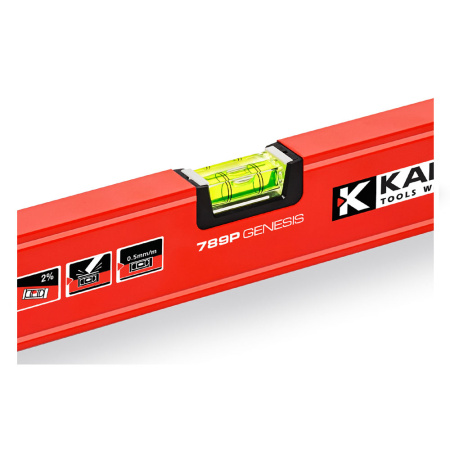 Уровень алюмин. магнитный 120см  KAPRO Genesis 2 капсулы 781-40Р