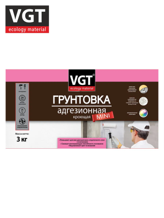 Грунтовка адгезионная кроющая мини   3,0кг  ВГТ ВД-АК-0301