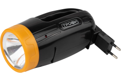 Фонарь ТРОФИ аккумуляторный  PA-101 (1 режим, вилка)