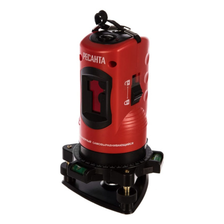 Уровень лазерный  РЕСАНТА ПЛ-2ШК (точность +/- 0.1мм /5м)