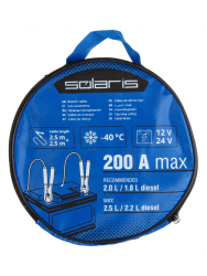 Провода прикуриватели 200А (-40 до + 80 гр.) 2.5м  SOLARIS