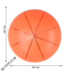 Светильник бытовой 1204 "Арбуз" оранжевый D220 2*E27