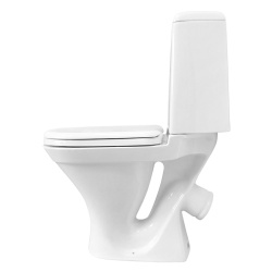 Унитаз белый АТТИКА компакт 606х400х775  SANITA