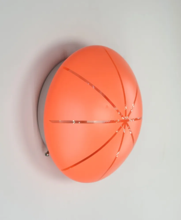 Светильник бытовой 1204 "Арбуз" оранжевый D220 2*E27