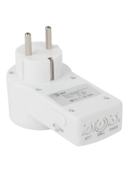 Датчик движения  розеточный ДДР-01, 1200Вт, 9м  ЭРА