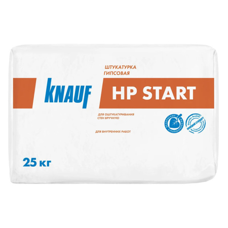 Штукатурка гипсовая 25,0кг  KNAUF HP Старт