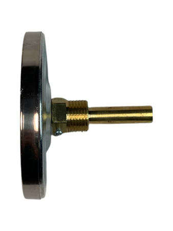 Термометр биметаллический D 100 зад.подкл. (0...+120*C) L  60  ЭКОМЕРА