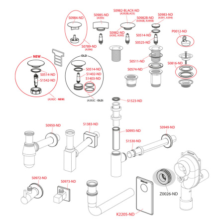 Сифон 32  ALCAPLAST нерж. с трубой 32х32