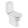 Унитаз белый ОСТИН компакт, сиденье дюропласт, микролифт 650х350х790  SANTEK
