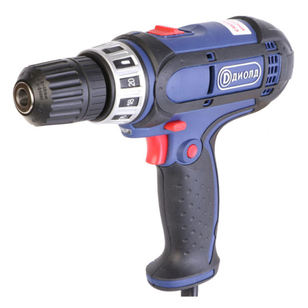 Дрель-шуруповерт  ДИОЛД ЭШ-0,56-2 (мощ.560 Вт, крут. мом. 24Нм, максим.диам.шуруп.6 мм)