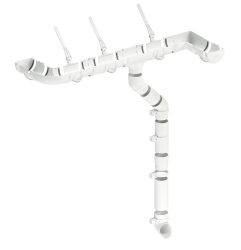 Муфта соединительная D 80мм  DOCKE STANDARD белый