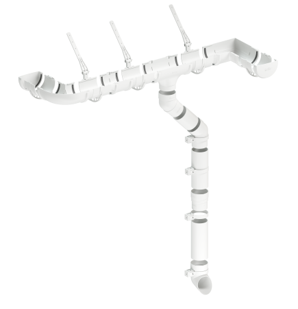 Муфта соединительная D 80мм  DOCKE STANDARD белый