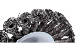 Щетка коническая крученая для УШМ 125мм (пров. 0,5мм)  ВОЛАТ