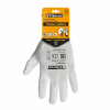Перчатки полиэстер для садовых работ Fiberon, 8(М) белые