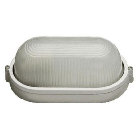 Светильник НПБ 60Вт овал белый б/решетки  TDM  (НПП 1401)