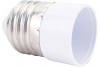Переходник патрон Е27 на Е14 белый  GENERAL