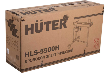 Дровокол электрический  HUTER  HLS-5500Н (220В, 3300Вт,длина и диам заготов 520х300мм,усил. 5,5т)