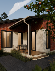 Заглушка желоба DOCKE STANDARD белый