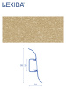 Плинтус LEXIDA 55х2200мм Гранит бежевый