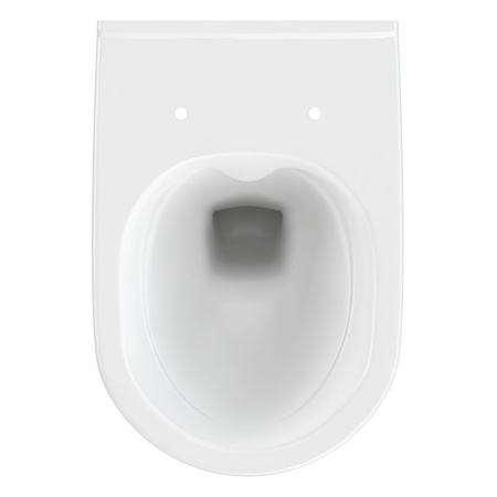 Унитаз подвесной белый CITY сиденье дюропласт, микролифт 370х355х530  CERSANIT