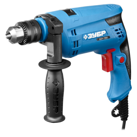 Дрель ударная  ЗУБР  ЗДУ-780 ЭРКМ2 (780Вт,ЗВП,0-3000 об/мин,2.10кг)